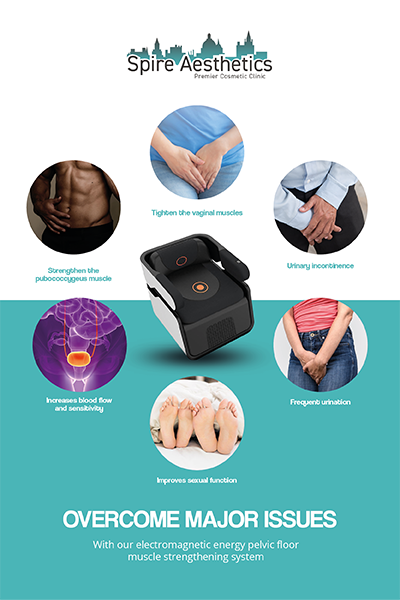 Image of EMS chair to treat Urine leakage Almondsbury from Spire Aesthetics